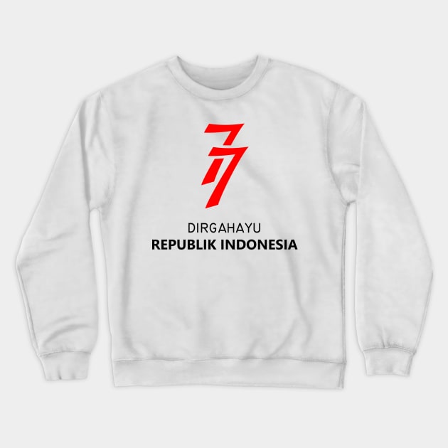 Dirgahayu Republik Indonesia - 01 Crewneck Sweatshirt by SanTees